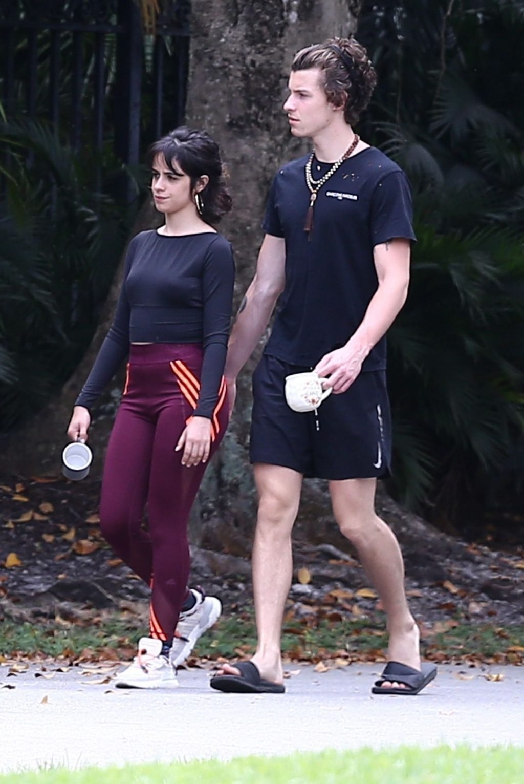 Camila Cabello &amp; Shawn Mendes Hold Hands During a Morning Walk in Miami (32 Photos)