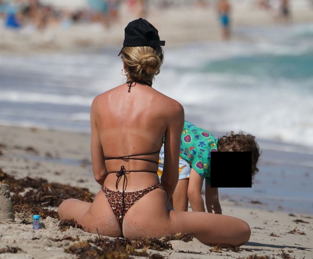 Candice Swanepoel Enjoys a Day at the Beach with Her Kids (37 Photos)