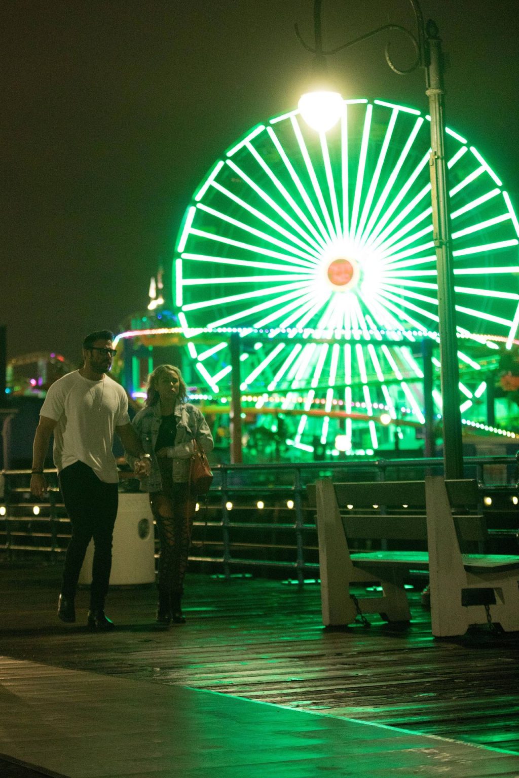 Chad Johnson &amp; Annalise Mishler are Seen On a Low Key Date at the Santa Monica Pier (27 Photos)