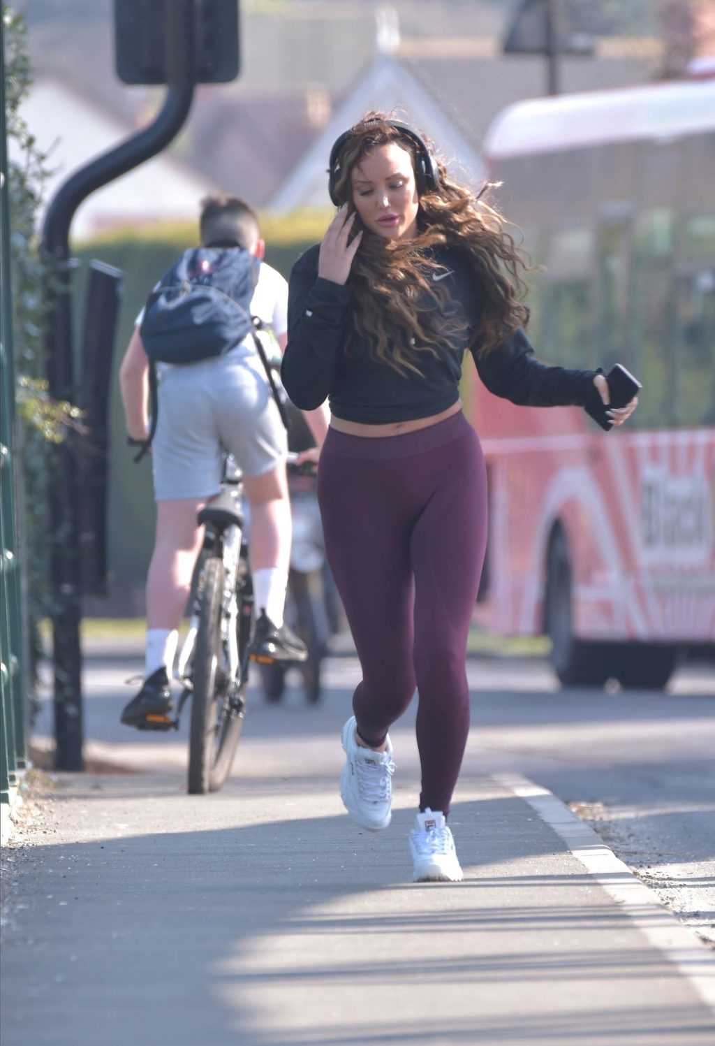 Charlotte Crosby Pictured While Jogging (43 Photos)