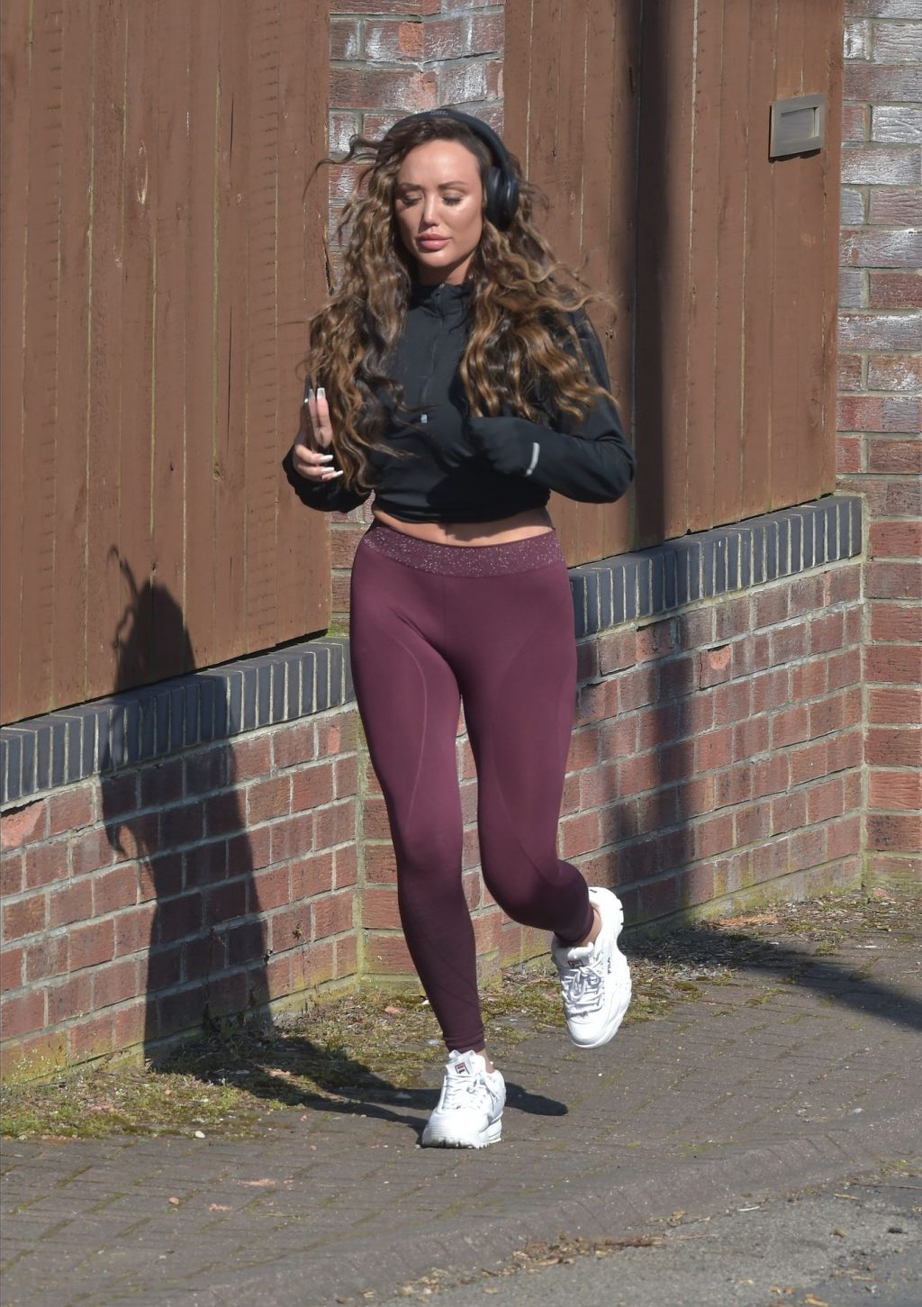 Charlotte Crosby Pictured While Jogging (43 Photos)