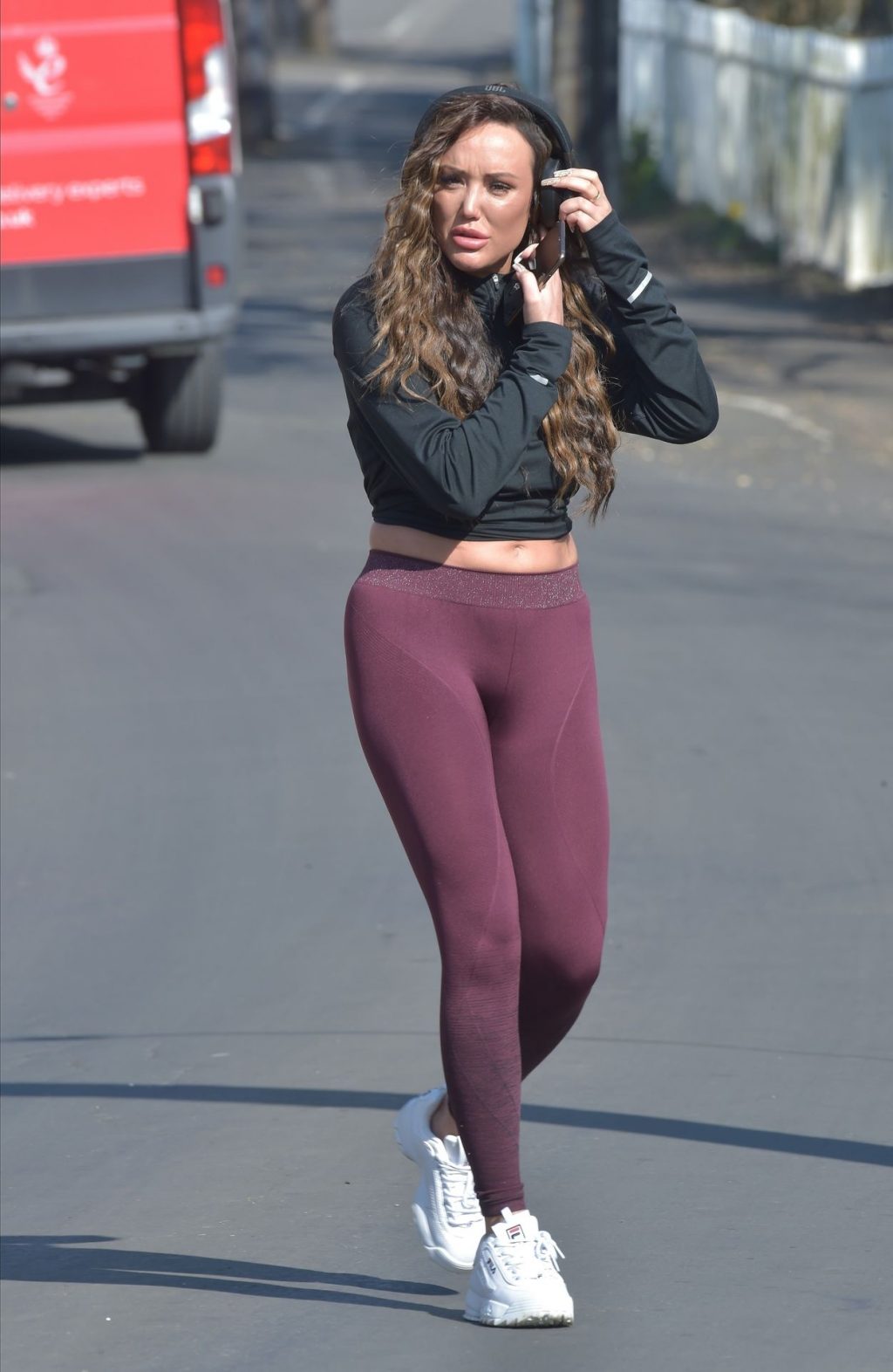 Charlotte Crosby Pictured While Jogging (43 Photos)