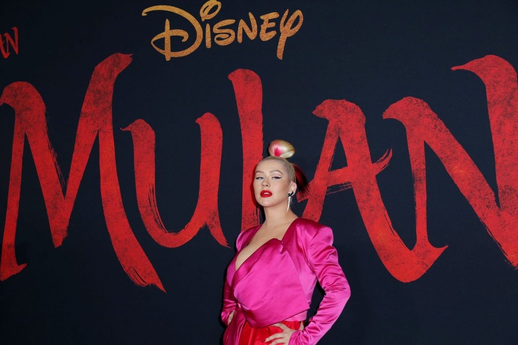 Christina Aguilera Attends the Premiere of Disney’s Mulan in LA (96 Photos)