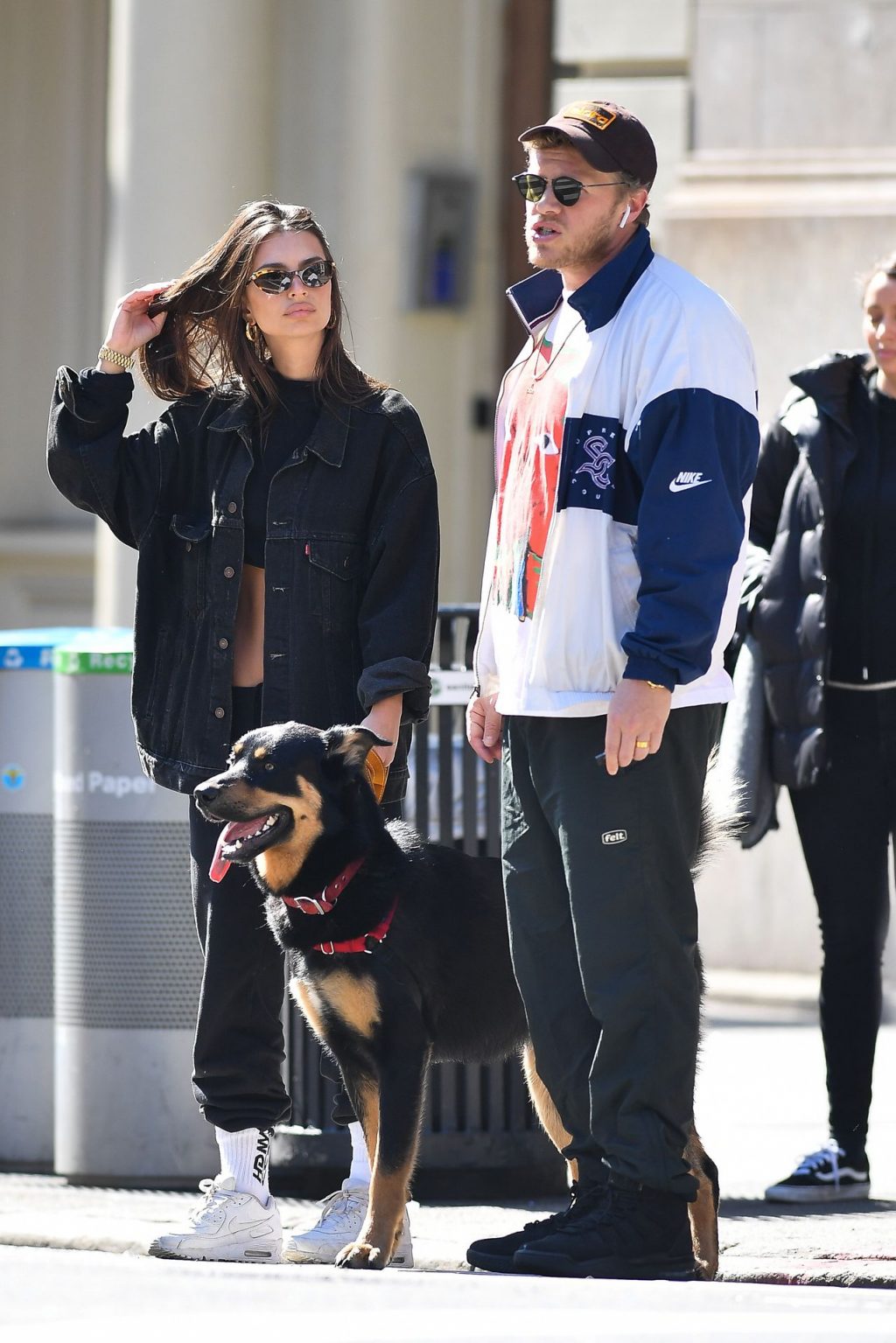 Emily Ratajkowski Walks With Her Dog Colombo in NYC (38 Photos)