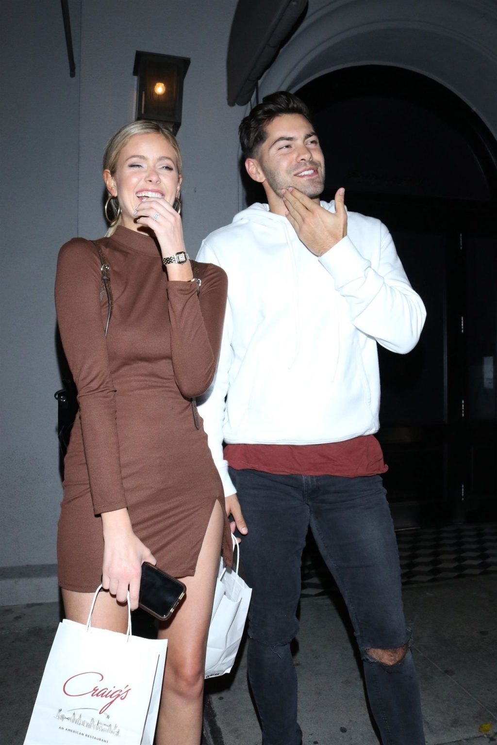 Hannah Godwin &amp; Dylan Barbour Are Seen Outside Craig’s Restaurant in West Hollywood (47 Photos)