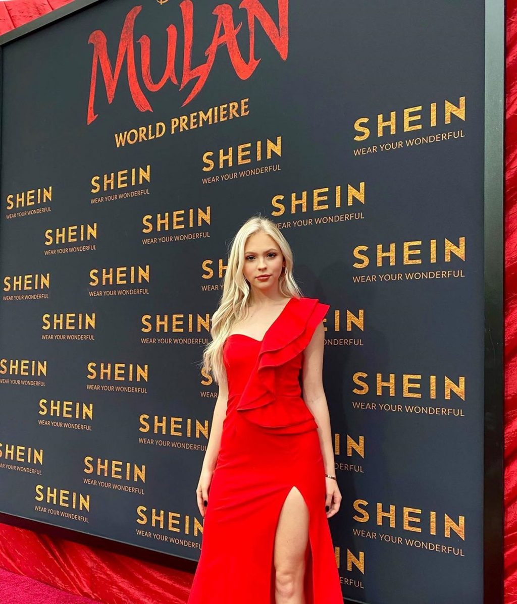 Jordyn Jones Looks Hot in a Red Dress at the Disney’s Mulan World Premiere (36 Photos)