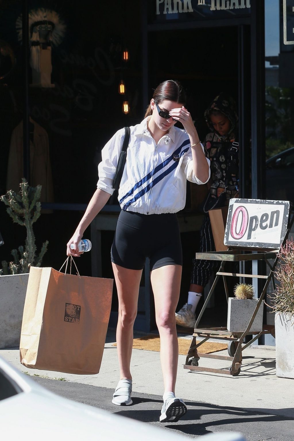 Kendall Jenner Showcases Her Cellulite Legs in Tiny Spandex Shorts in Los Angeles (114 Photos)