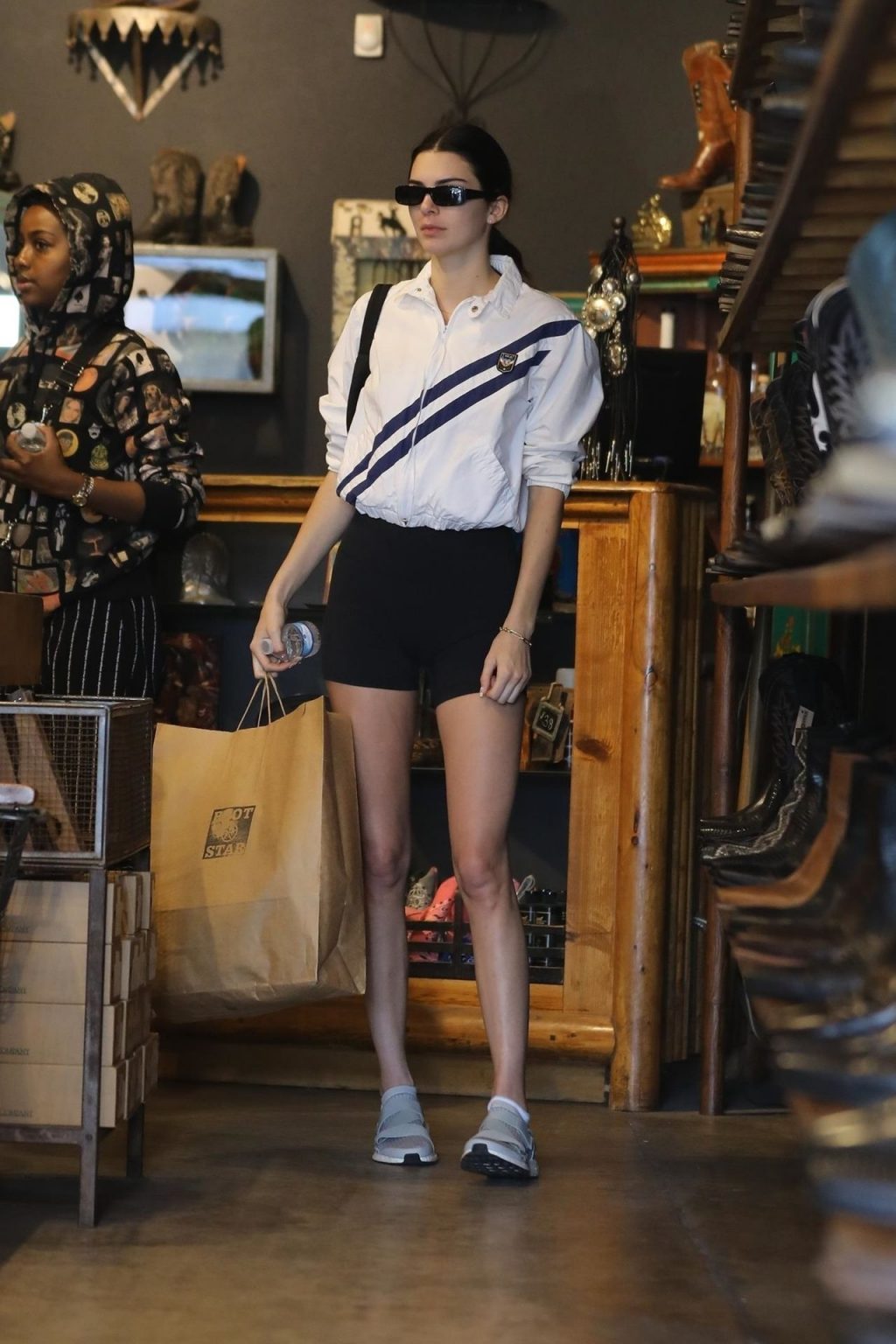 Kendall Jenner Showcases Her Cellulite Legs in Tiny Spandex Shorts in Los Angeles (114 Photos)
