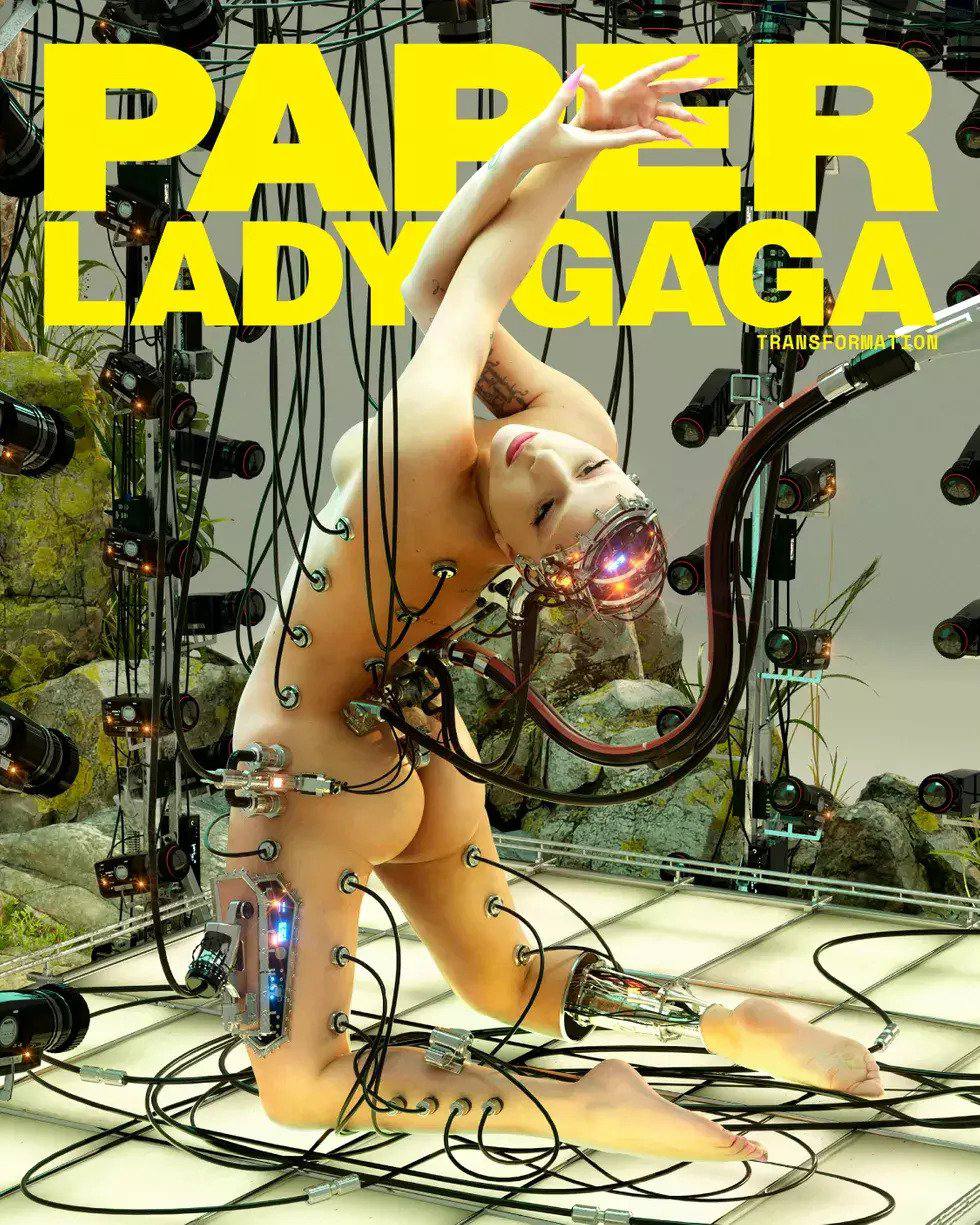 Lady Gaga Displays Her Bare Butt &amp; Tits in a Photoshoot for Paper Magazine (8 Photos + Videos)