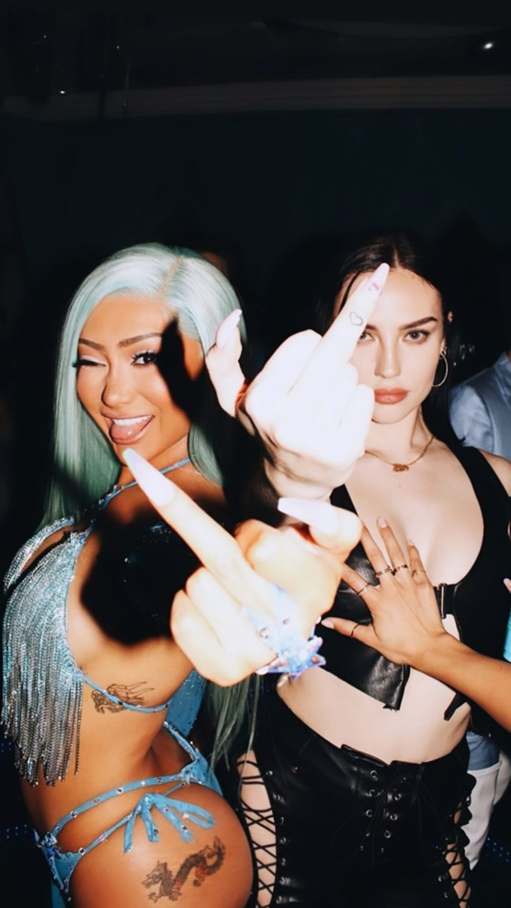 Nikita Dragun Shows Off All Her Assets While Rocking All Blue Arriving at Madison Beer’s 21st Birthday (28 Photos + Videos)