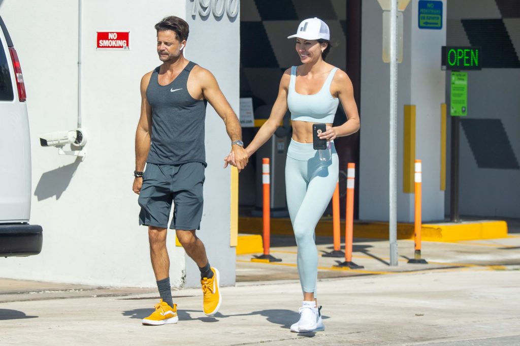 David Charvet Spotted Leaving a Workout with his Fitness Model Girlfriend in Miami (15 Photos)