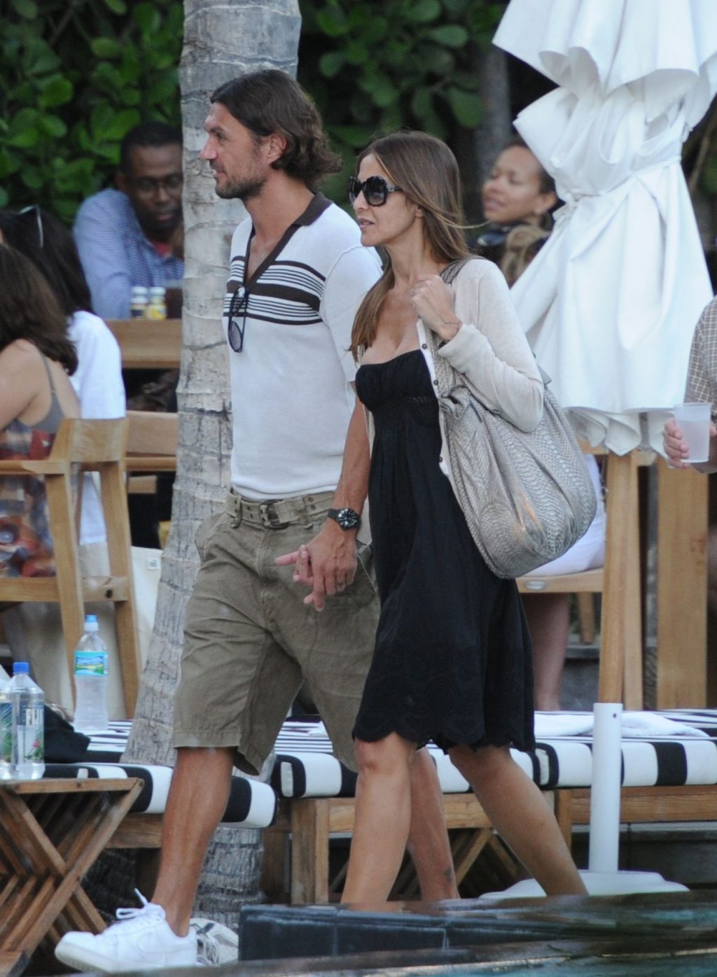 Paolo Maldini &amp; Adriana Fossa Was Spotted in Miami (16 Photos)