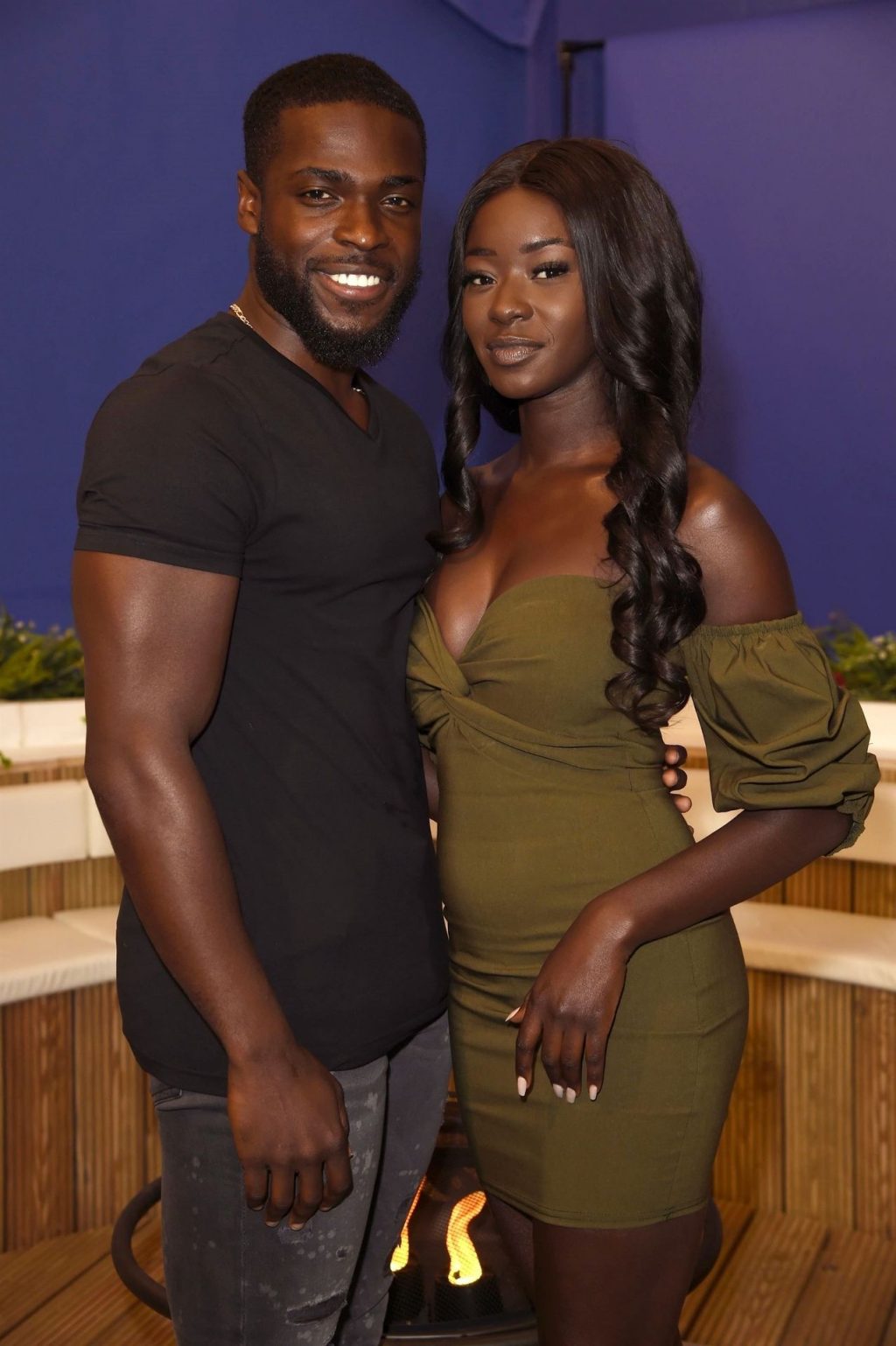 Mike Boateng and Priscilla Anyabu Pictured in Manchester (21 Photos)