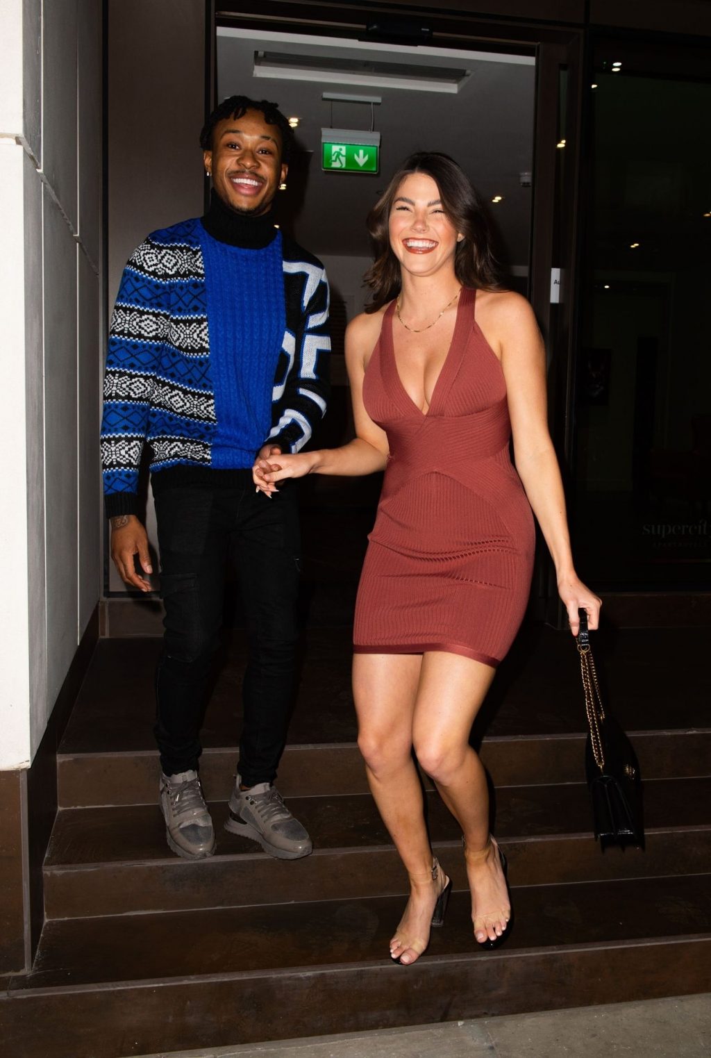 Rebecca Gormley &amp; Biggs Chris Are Seen Leaving Their Hotel in East London (33 Photos)