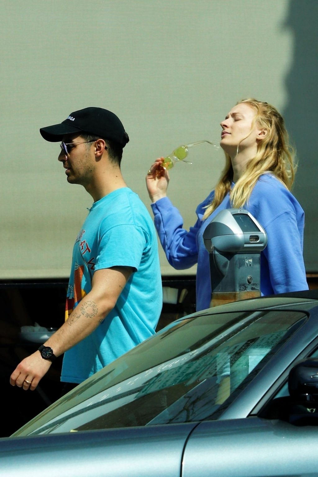 Joe Jonas Grabs Himself a HANDFUL of Wifey Sophie Turner While Out at Lunch (32 Photos)