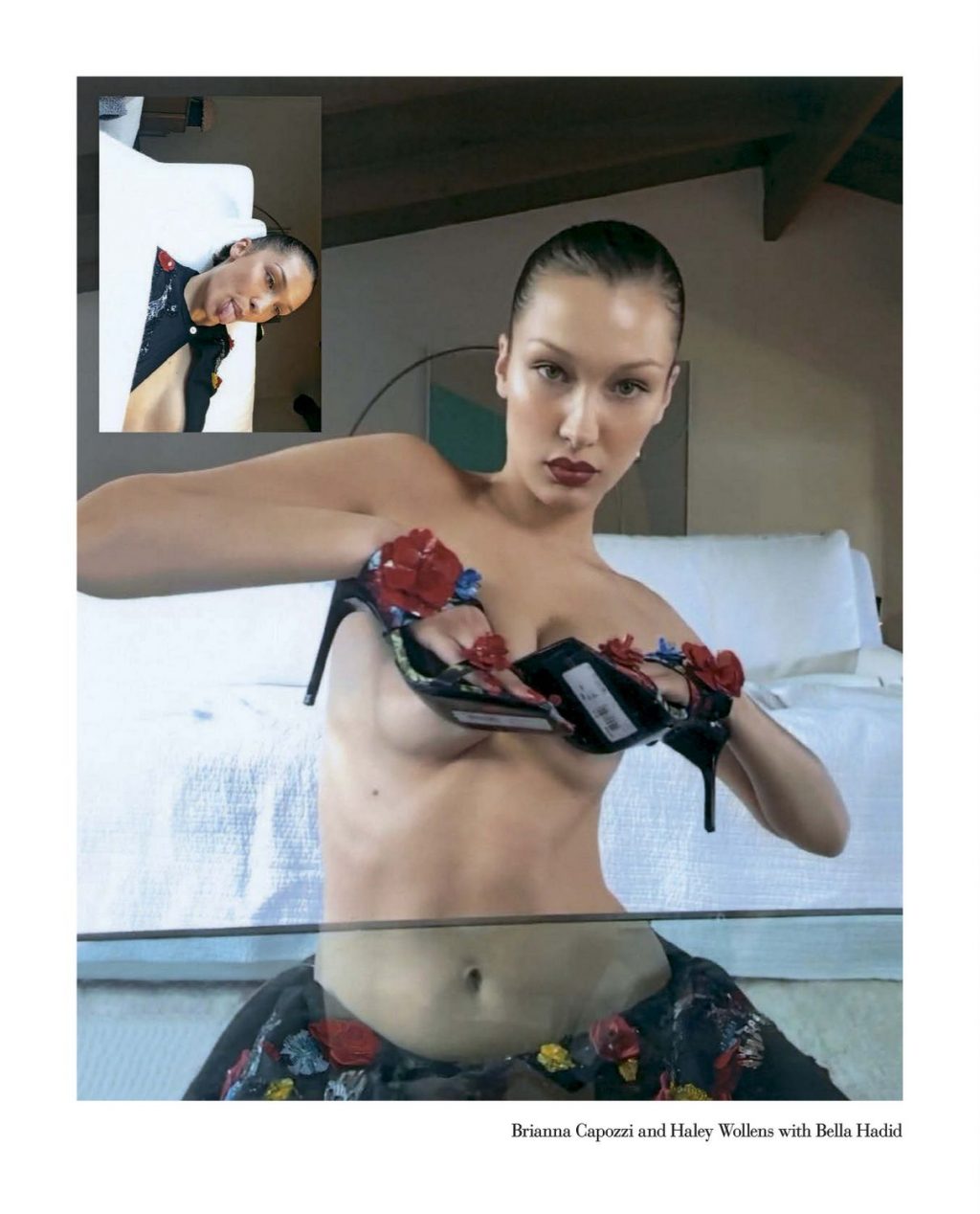Bella Hadid Shows Her Skin for Vogue Italia (5 Photos)