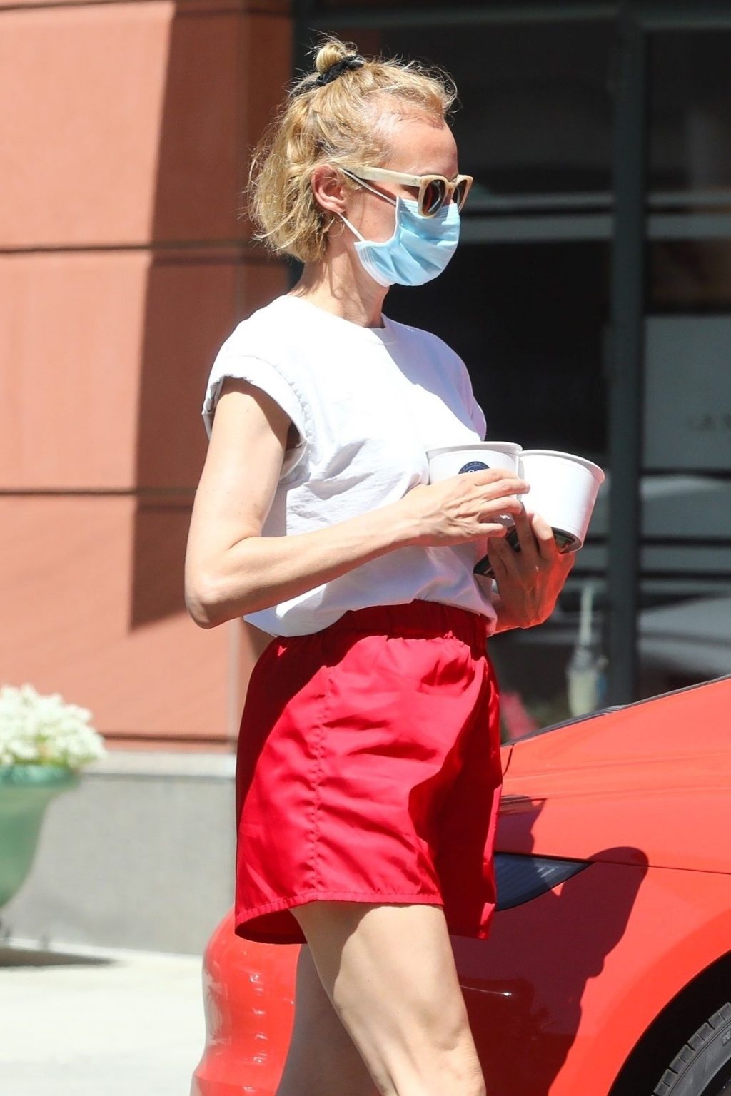 Leggy Diane Kruger Grabs Frozen Yogurt To-Go (21 Photos)