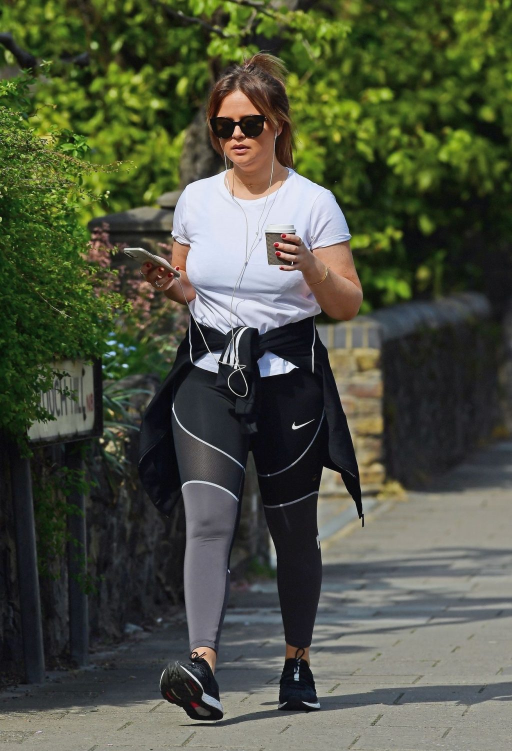 Emily Atack Looks Sporty Out for a Walk (20 Photos)