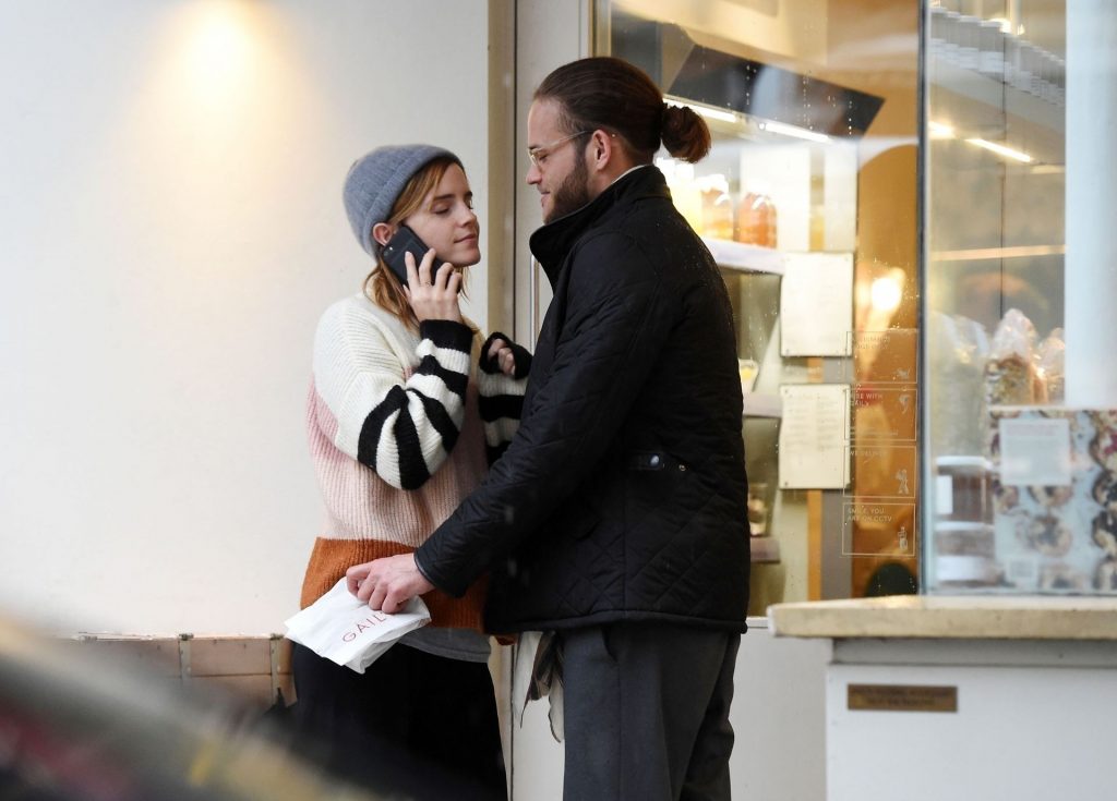 Emma Watson Was Seen Passionately Kissing Her Boyfriend Leo Robinton in London (23 Photos)