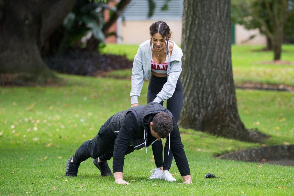 KC and Michael Goonan Do Some Exercise in Melbourne (108 Photos)