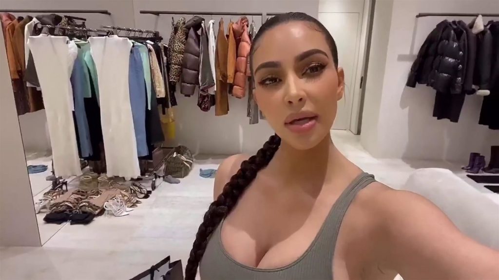 Kim Kardashian West Walks Through SKIMS Stretch Rib Collection (34 Pics + Video)