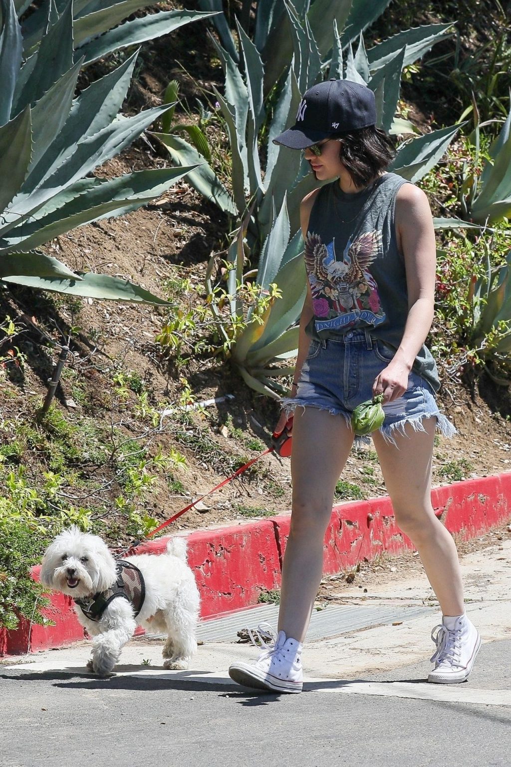 Lucy Hale Cuts a Low Key Figure as She Stepped Out For a Solo Dog Walk in Beverly Hills (16 Photos)