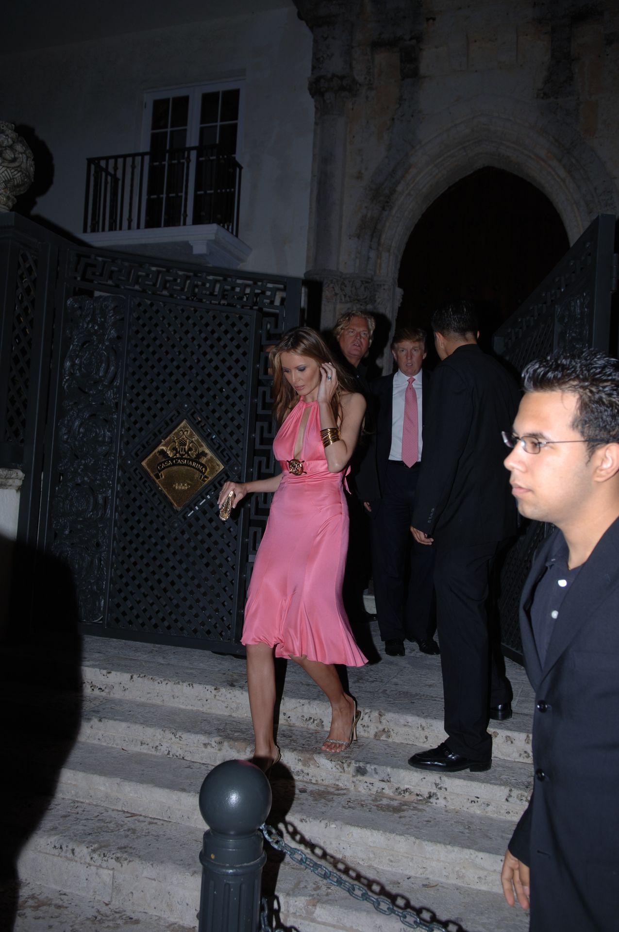 Melania Trump Shows Her Tits In A Pink Dress 17 Photos Thefappening