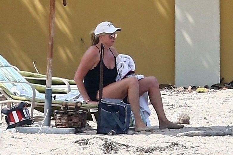 Penny Lancaster Gets a Little Beach Time Outside of Quarantine (16 Photos)