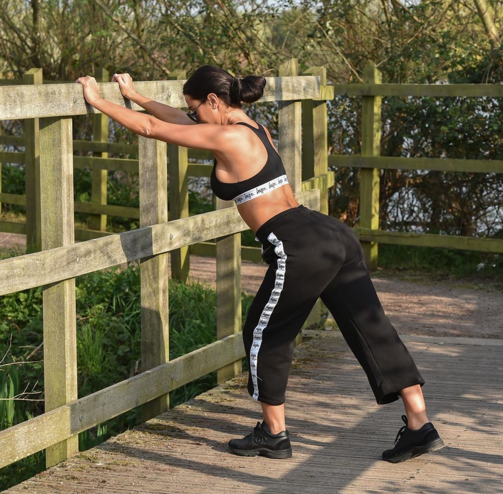 Yazmin Oukhellou Gets Her Morning Workout in Essex (11 Photos)