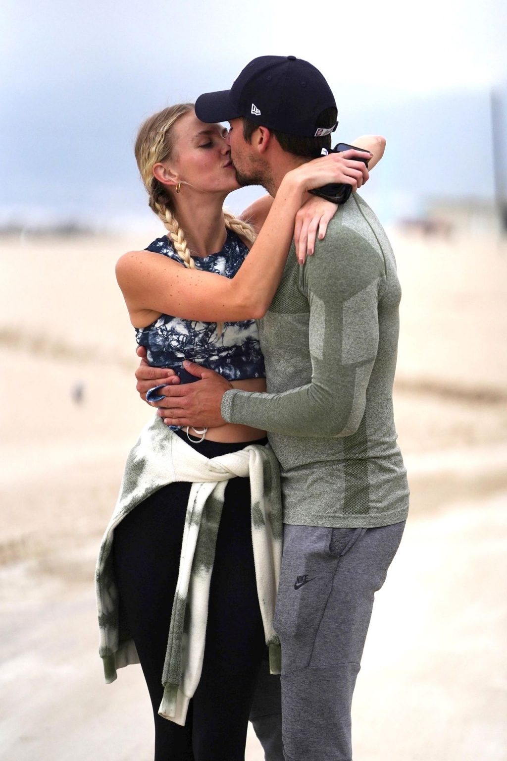 James Maslow &amp; Caitlin Spears Share a Kiss After a Run (38 Photos)