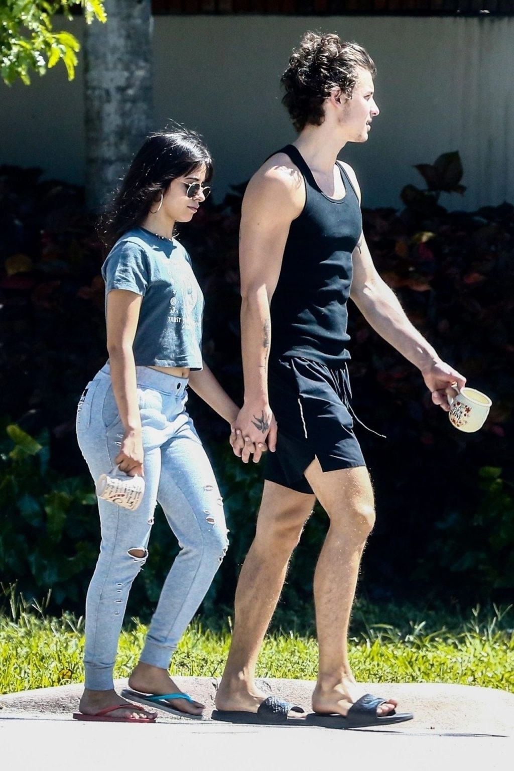 Camila Cabello &amp; Shawn Mendes Take a Relaxing Slow Stroll in Coral Gables (59 Photos)