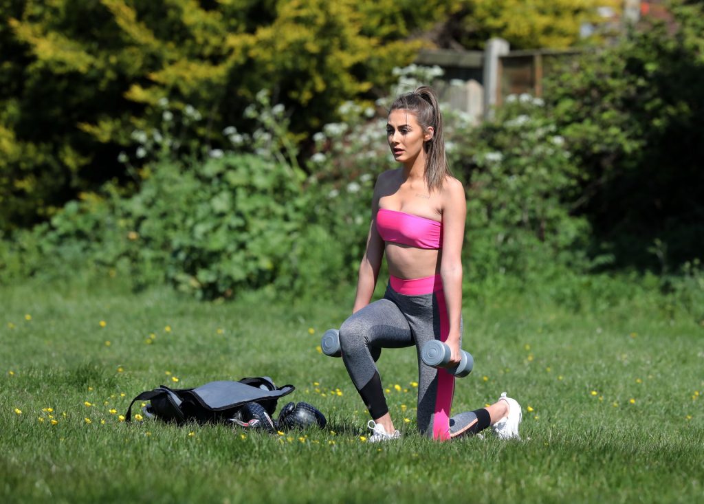 Chloe Veitch Works Out In Essex (20 Photos)