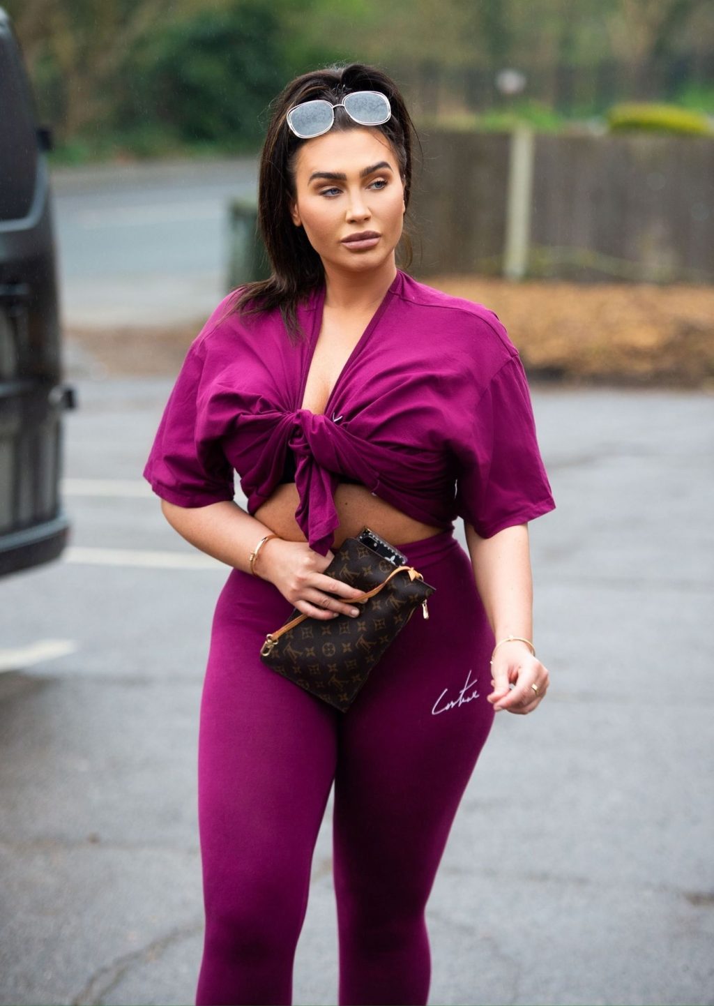 Lauren Goodger Is Seen Leaving Her Home Yesterday to Go for a Run in Essex (6 Photos)