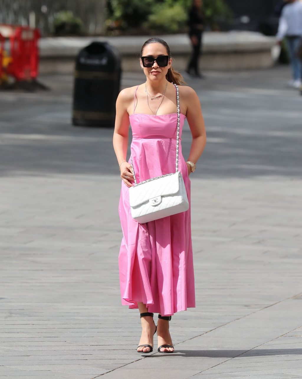 Myleene Klass Is Pictured Flawless Arriving at Global Offices (29 Photos)