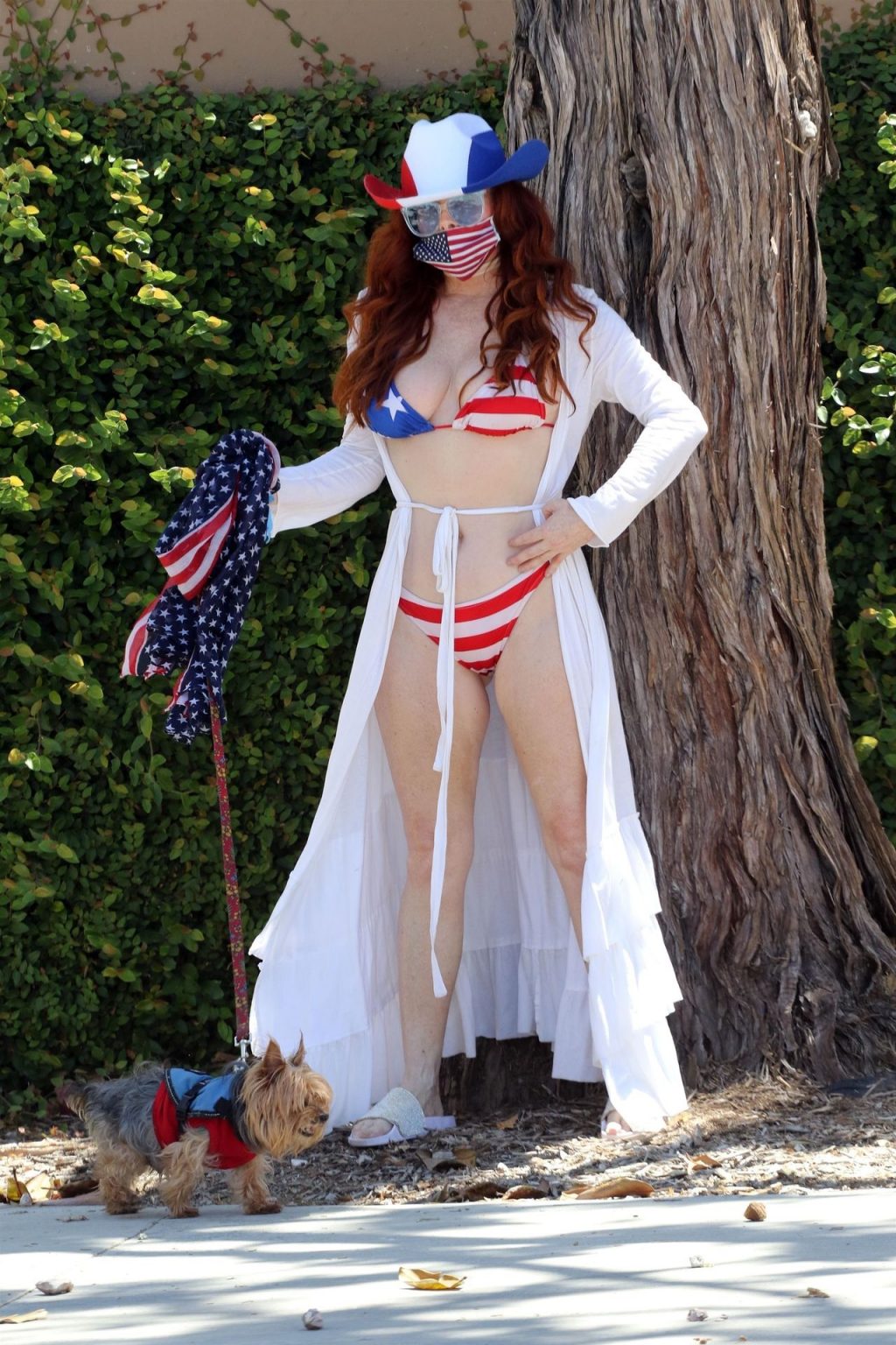 Phoebe Price Wears a Patriotic Bikini on Memorial Day (27 Photos)