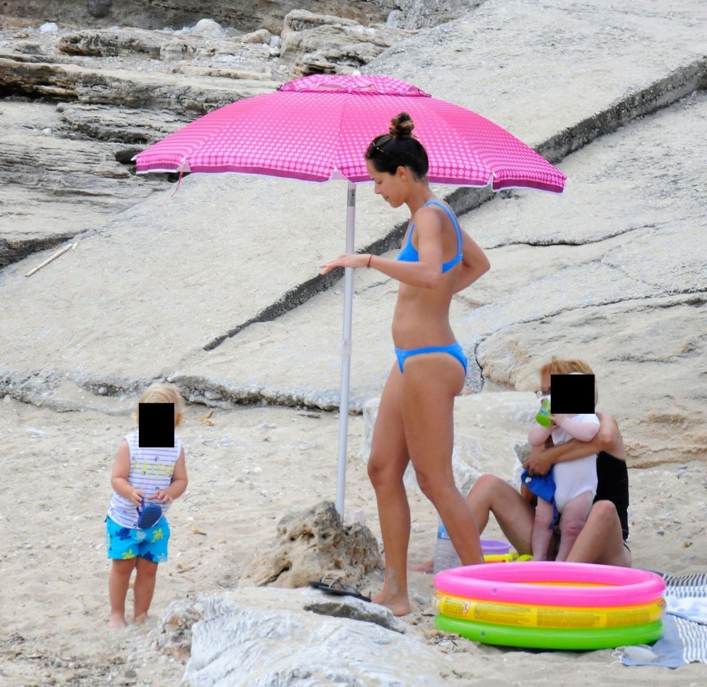 Ana Ivanovic Looks Stunning in a Blue Bikini in Majorca (34 Photos)