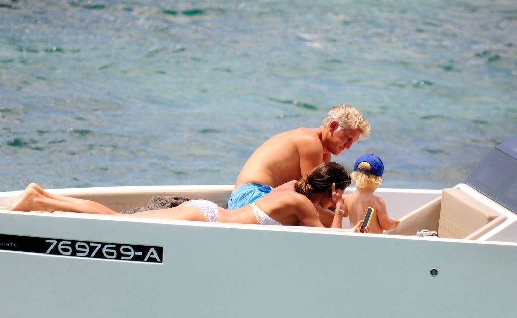 Ana Ivanovic is Pictured with Bastian Schweinsteiger on a Luxury Yacht in Mallorca (34 Photos)