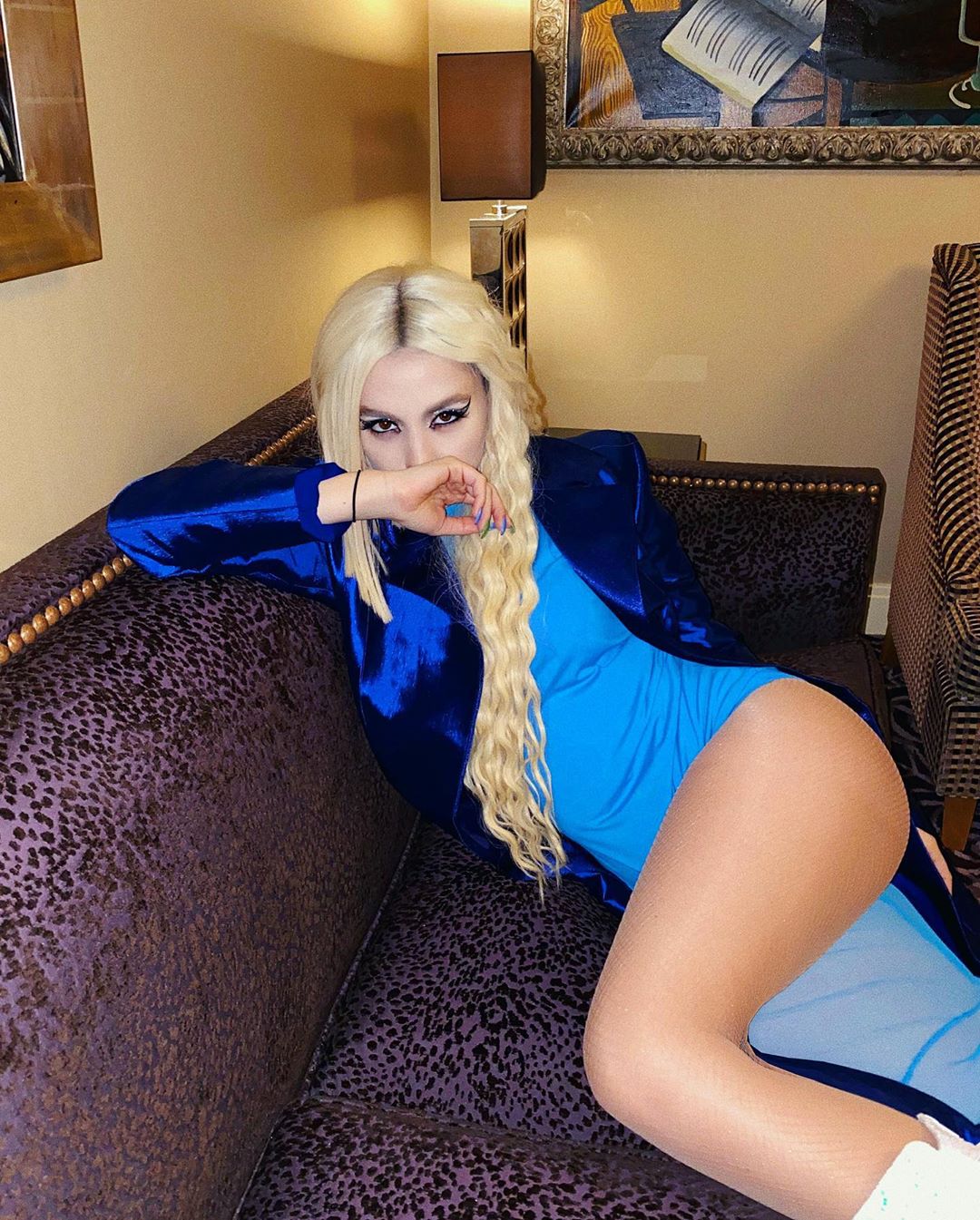 Check out busty Ava Max’s non-nude sexy photos from Instagram (2019-2020). 