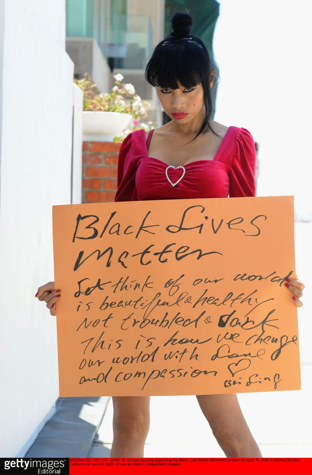 Bai Ling Supports the Black Lives Matter Movement In Los Angeles (27 Photos)