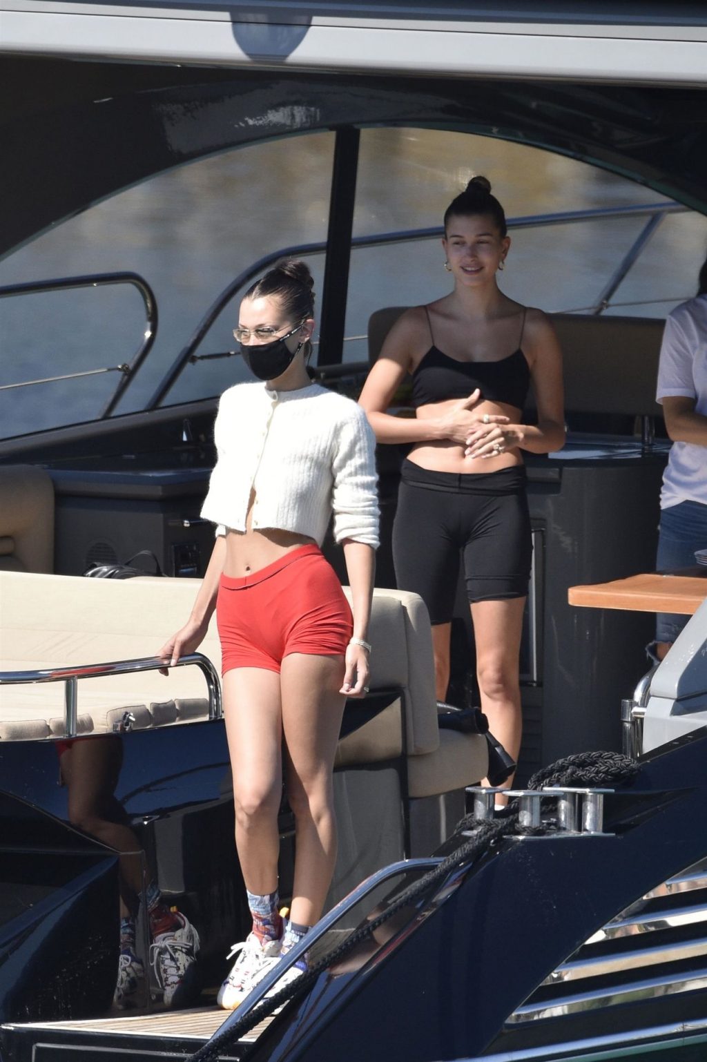 Bella Hadid &amp; Hailey Baldwin Flaunt Their Sexy Bodies on a Yacht in Sardinia (87 Photos)
