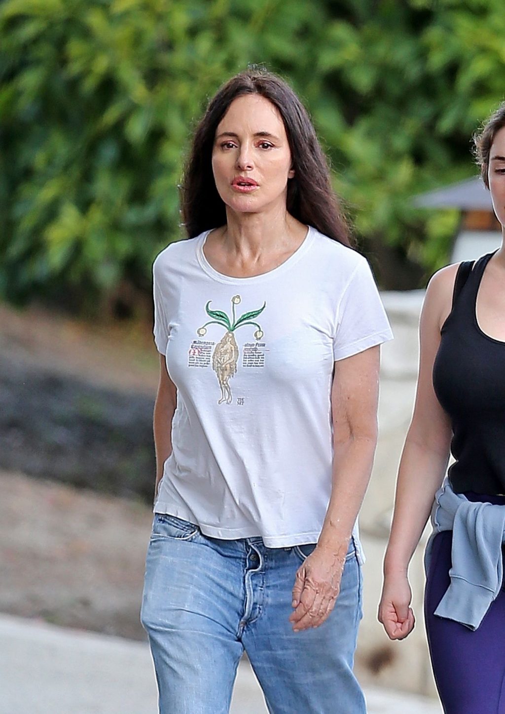 Sexy Madeleine Stowe &amp; May Benben Take a Stroll in LA (11 Photos)