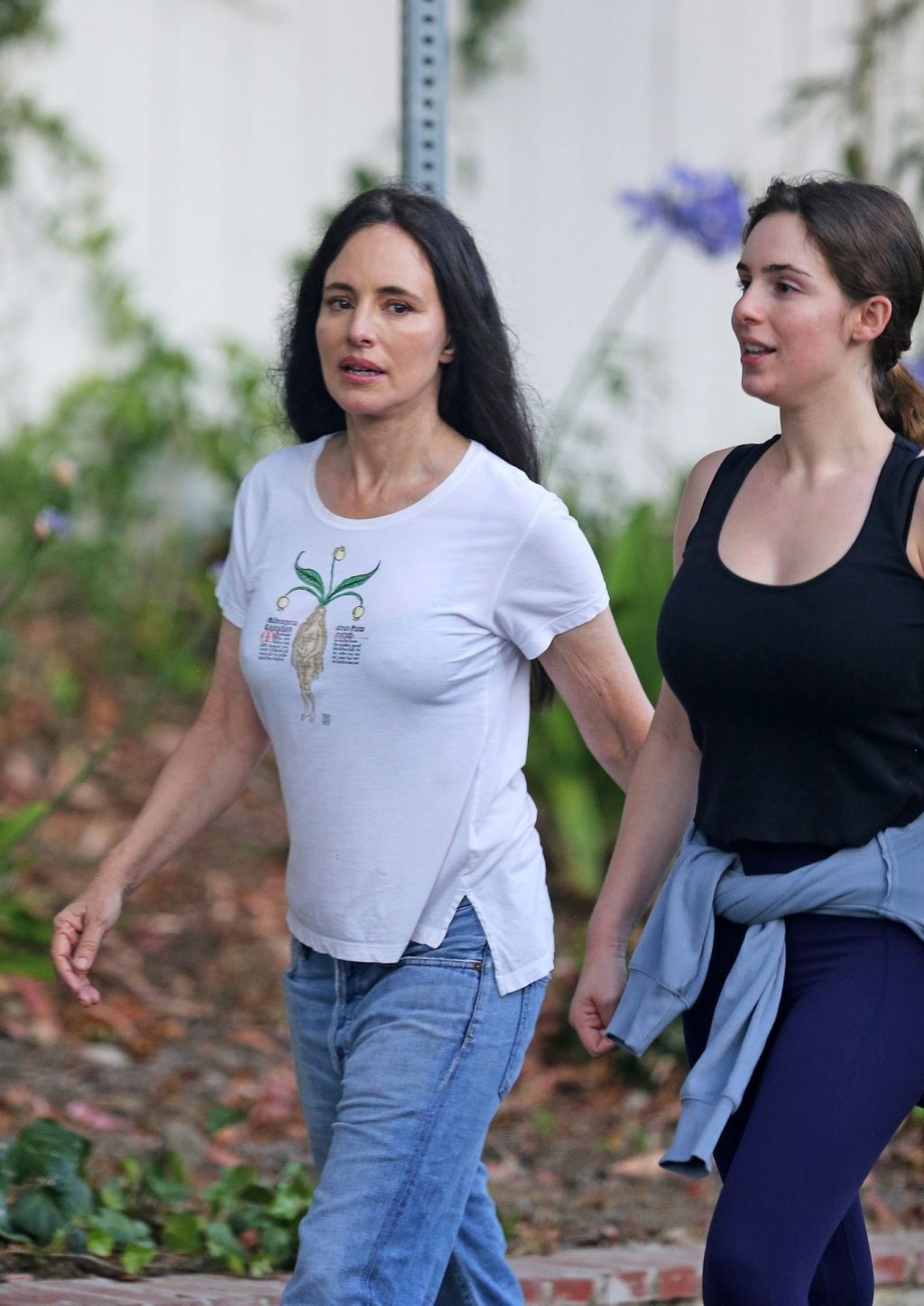 Sexy Madeleine Stowe &amp; May Benben Take a Stroll in LA (11 Photos)