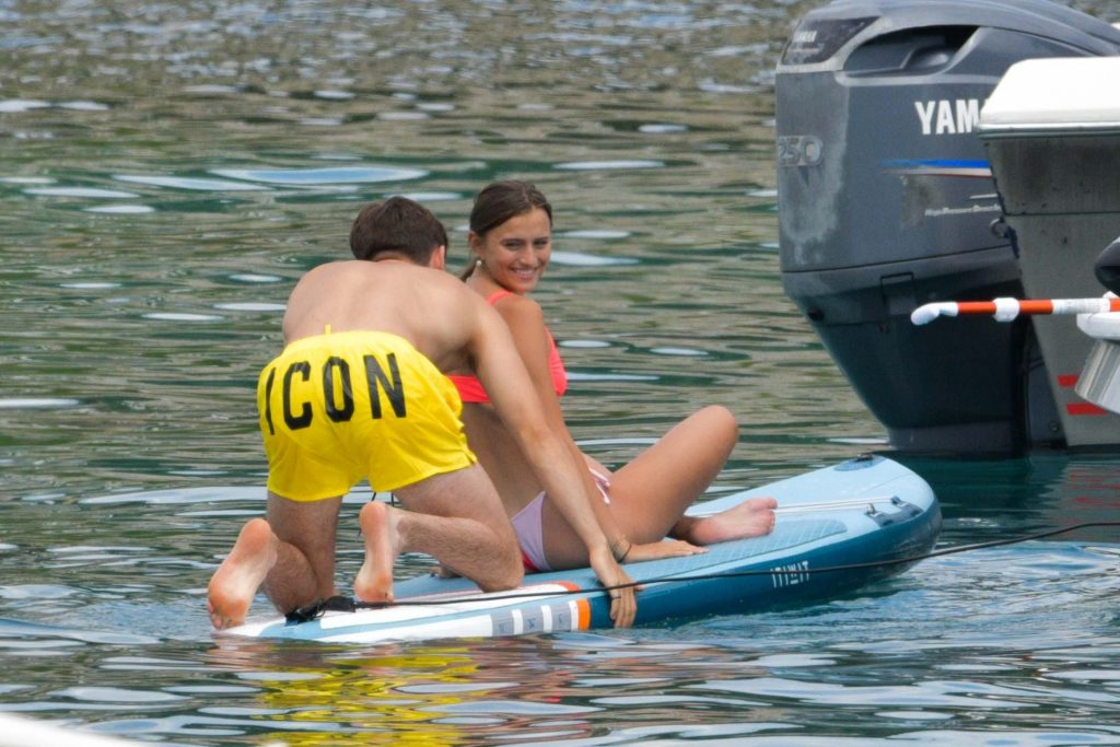 Charles Leclerc &amp; Charlotte Siné Look Loved Up On Speedboat In Monaco (67 Photos)