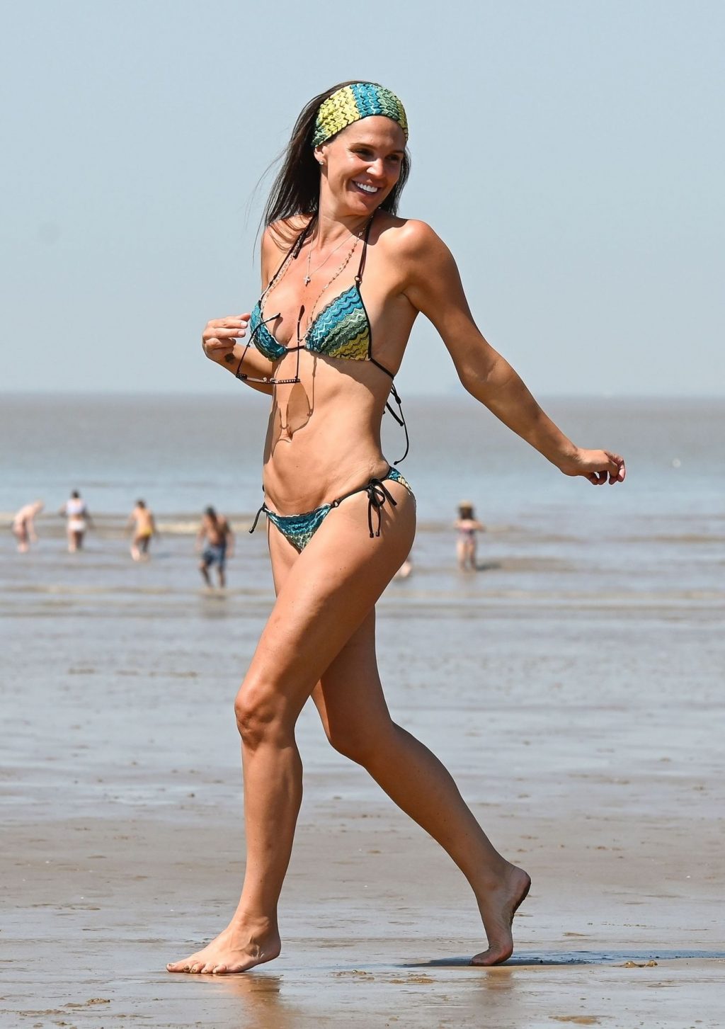 Danielle Lloyd Shows Off Her Abs on the Beach (65 Photos)
