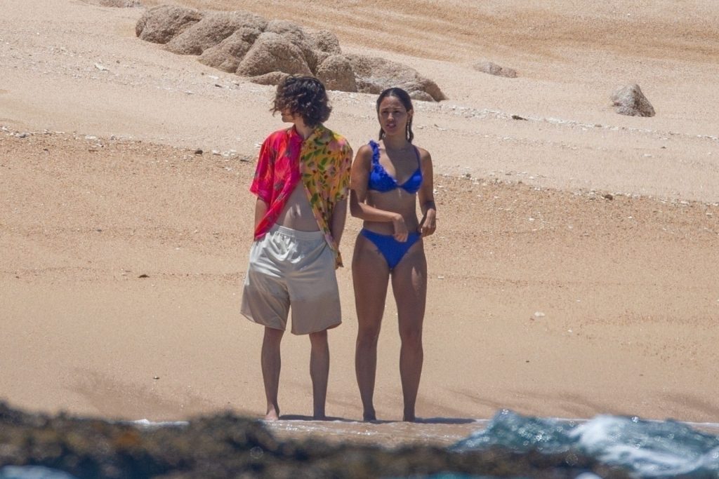 Eiza Gonzalez &amp; Timothée Chalamet are Spotted Enjoying a Sweet PDA Moment in Mexico (38 Photos)
