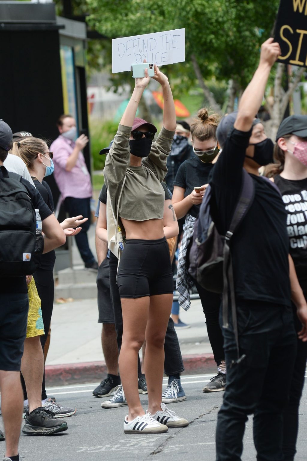 Emily Ratajkowski and Husband Head to Downtown LA to Attend the Black Lives Matter Protest (39 Photos)