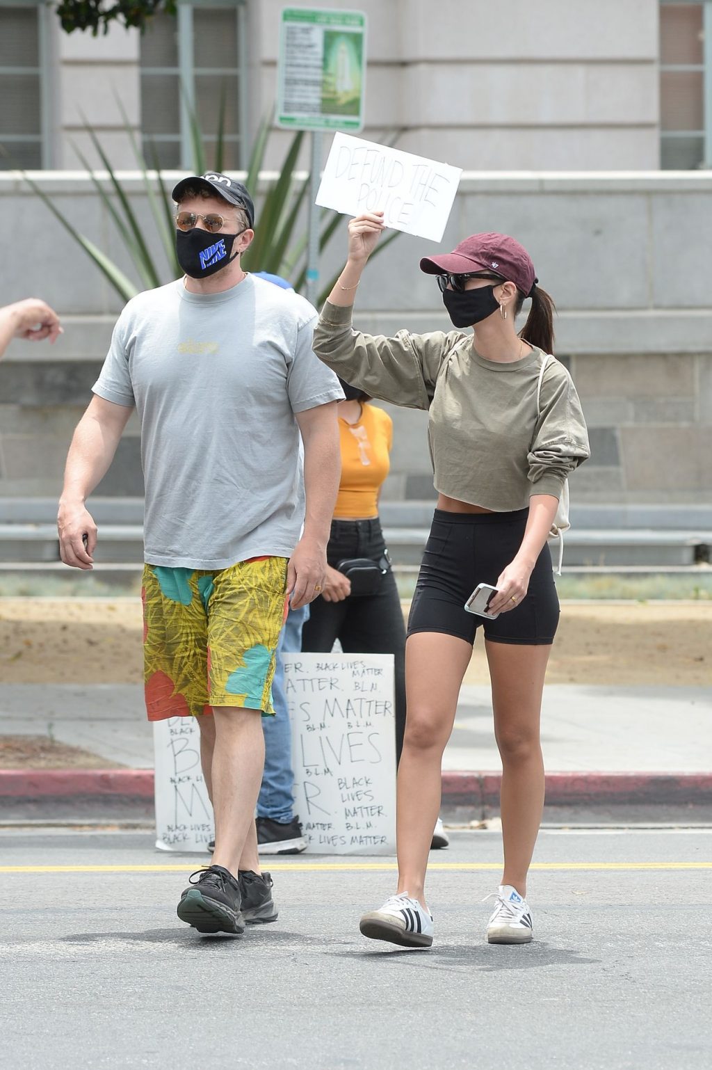 Emily Ratajkowski and Husband Head to Downtown LA to Attend the Black Lives Matter Protest (39 Photos)
