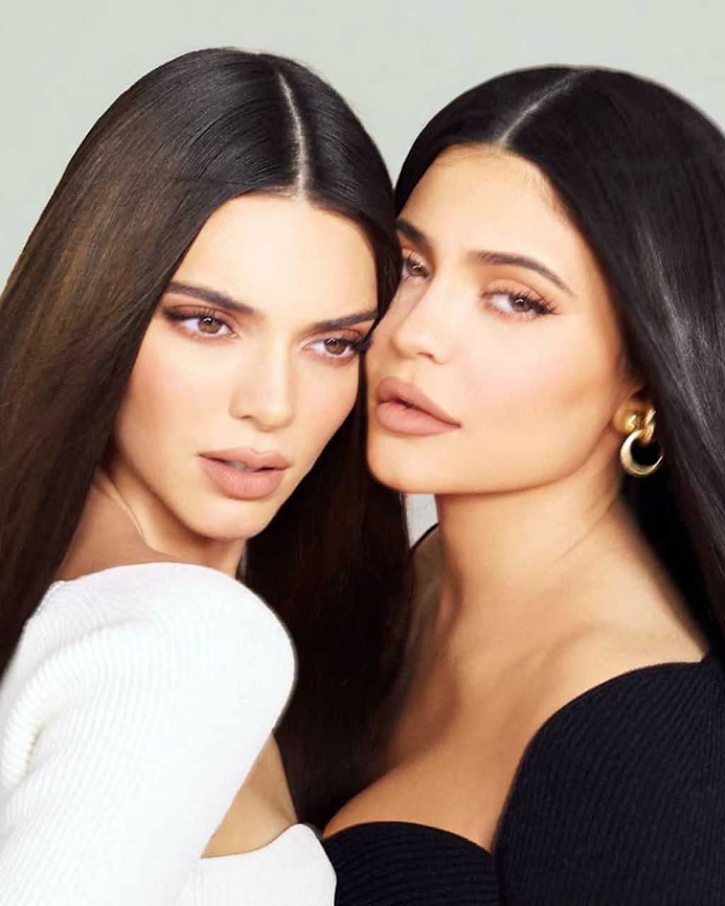 Kendall &amp; Kylie Jenner Pose for Their Beauty Product Launch (4 Photos)