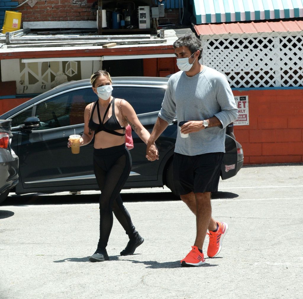 Lady Gaga &amp; Michael Polansky Hold Hands as They Grab Morning Coffee in Hollywood (74 Photos)