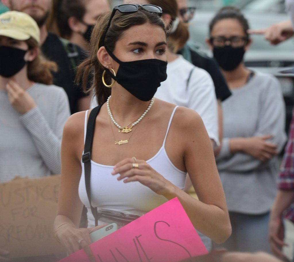 Madison Beer is Spotted at Black Lives Matters Rally in West Hollywood (24 Photos)
